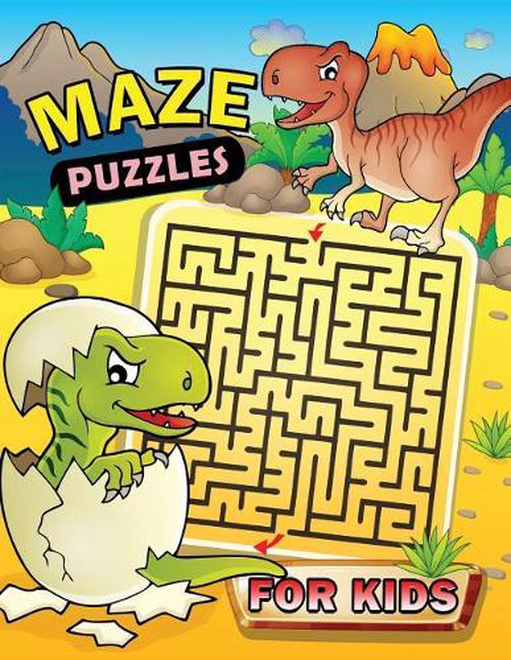 MAZES FOR KIDS: Maze Activity book, Funny Mazes for kids ages, 4-6, 6-8