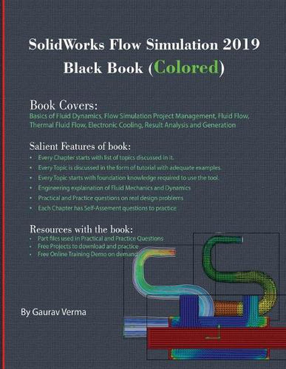 Details About Solidworks Flow Simulation 2019 Black Book Colored By Gaurav Verma English P - 
