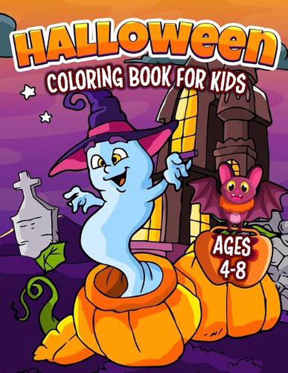 Halloween Coloring Book for Kids Ages 48 A Fun Halloween Coloring