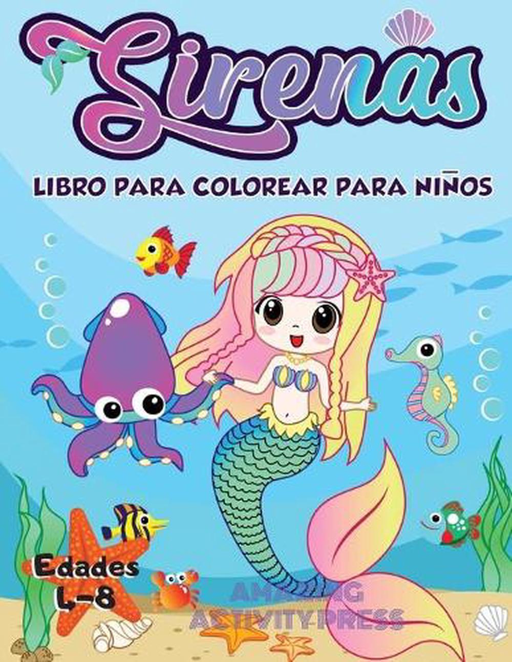 Dibujos De Sirenas Para Niños - Dibujos para colorear grupo de sirenas