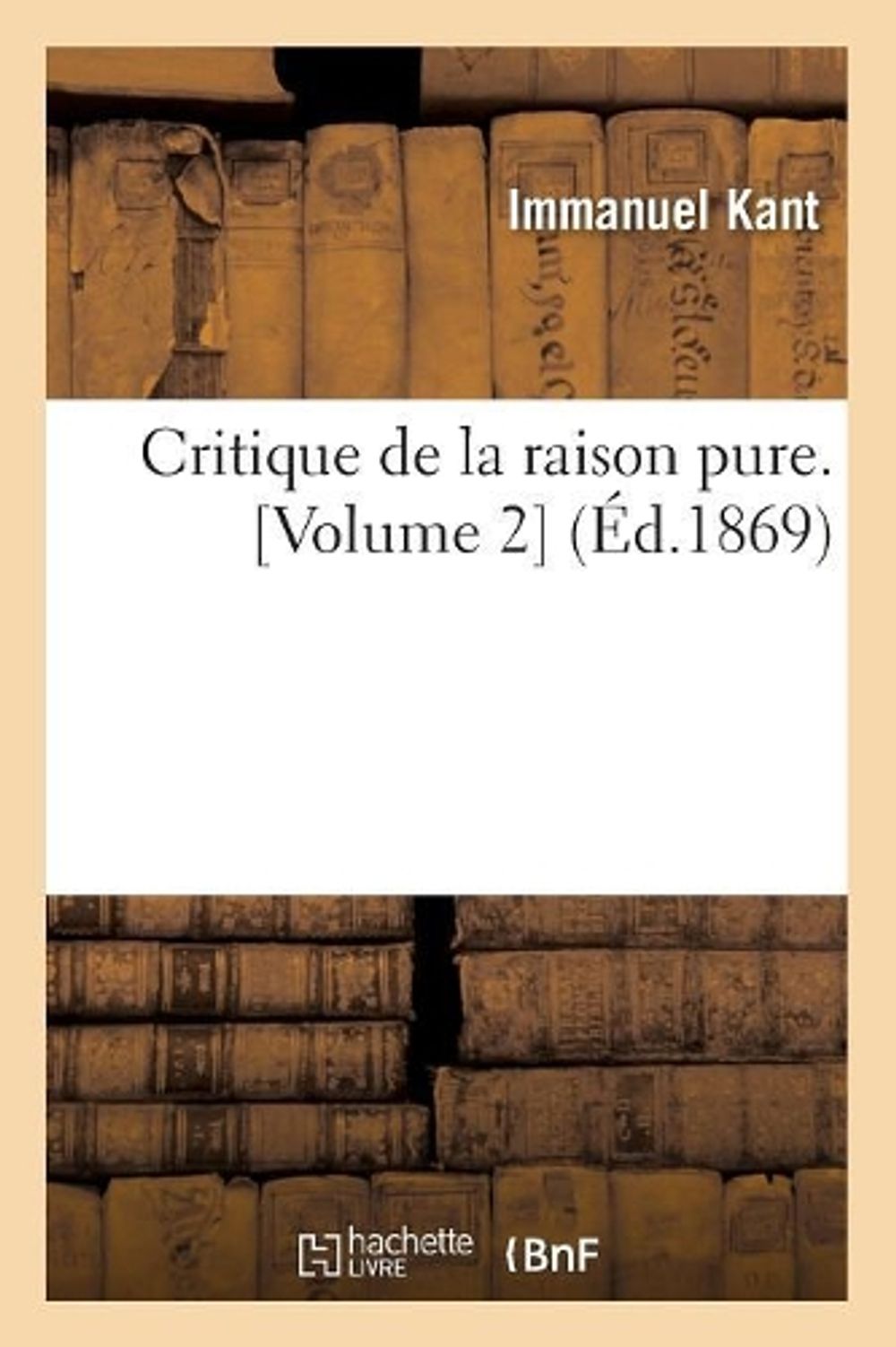 Emmanuel Kant Critique De La Raison Pure