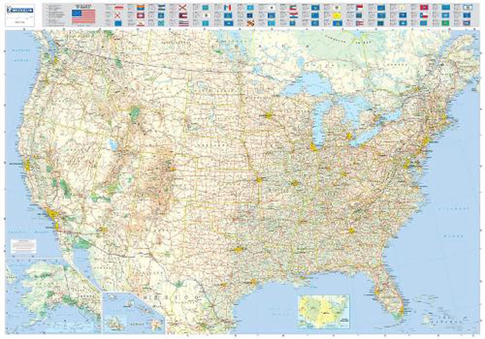 Michelin USA Map by Michelin Travel Publications (English) Free ...