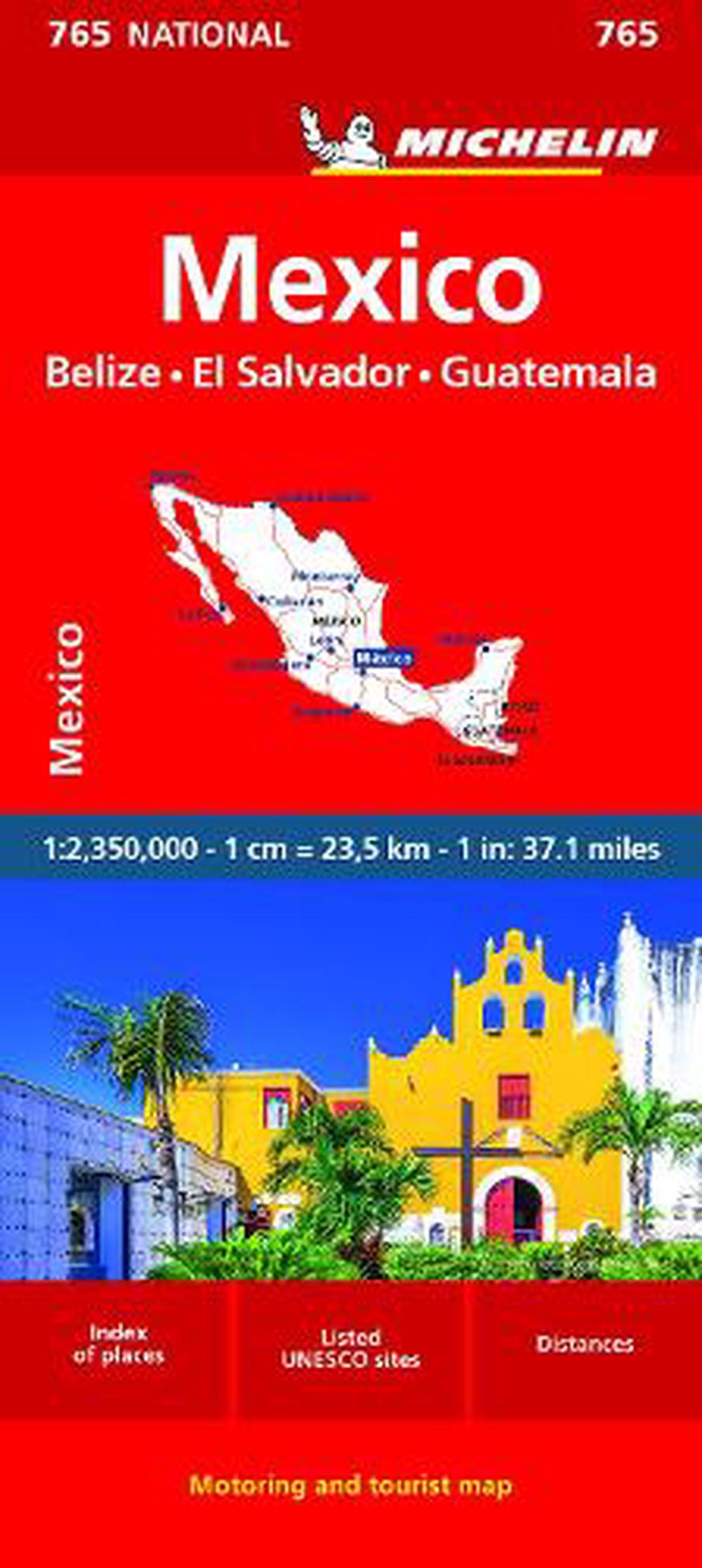 Michelin Map Mexico 765 by Michelin Travel & Lifestyle (English) Folded