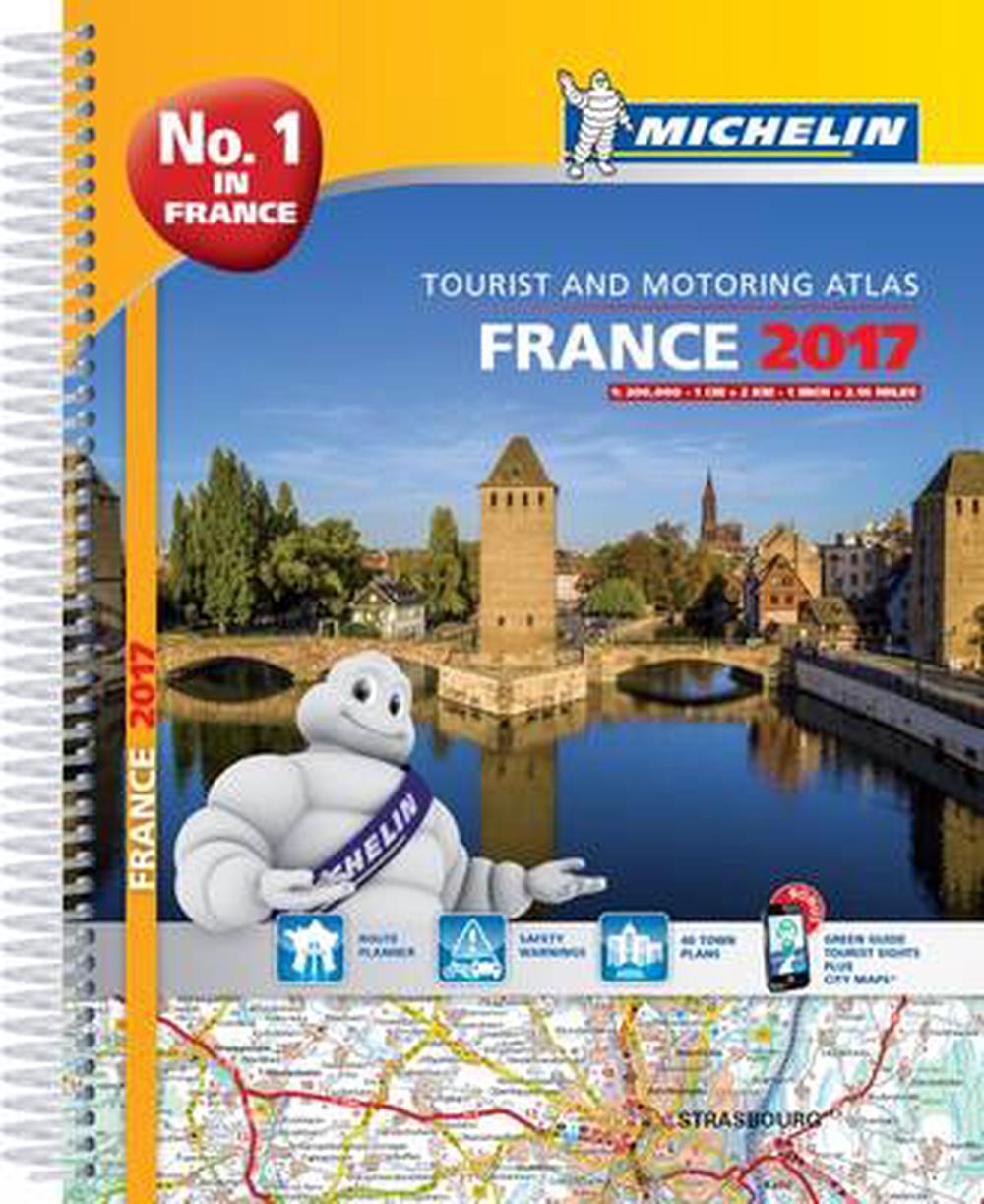 France Atlas 2017 by Michelin (English) Spiral Book Free ...