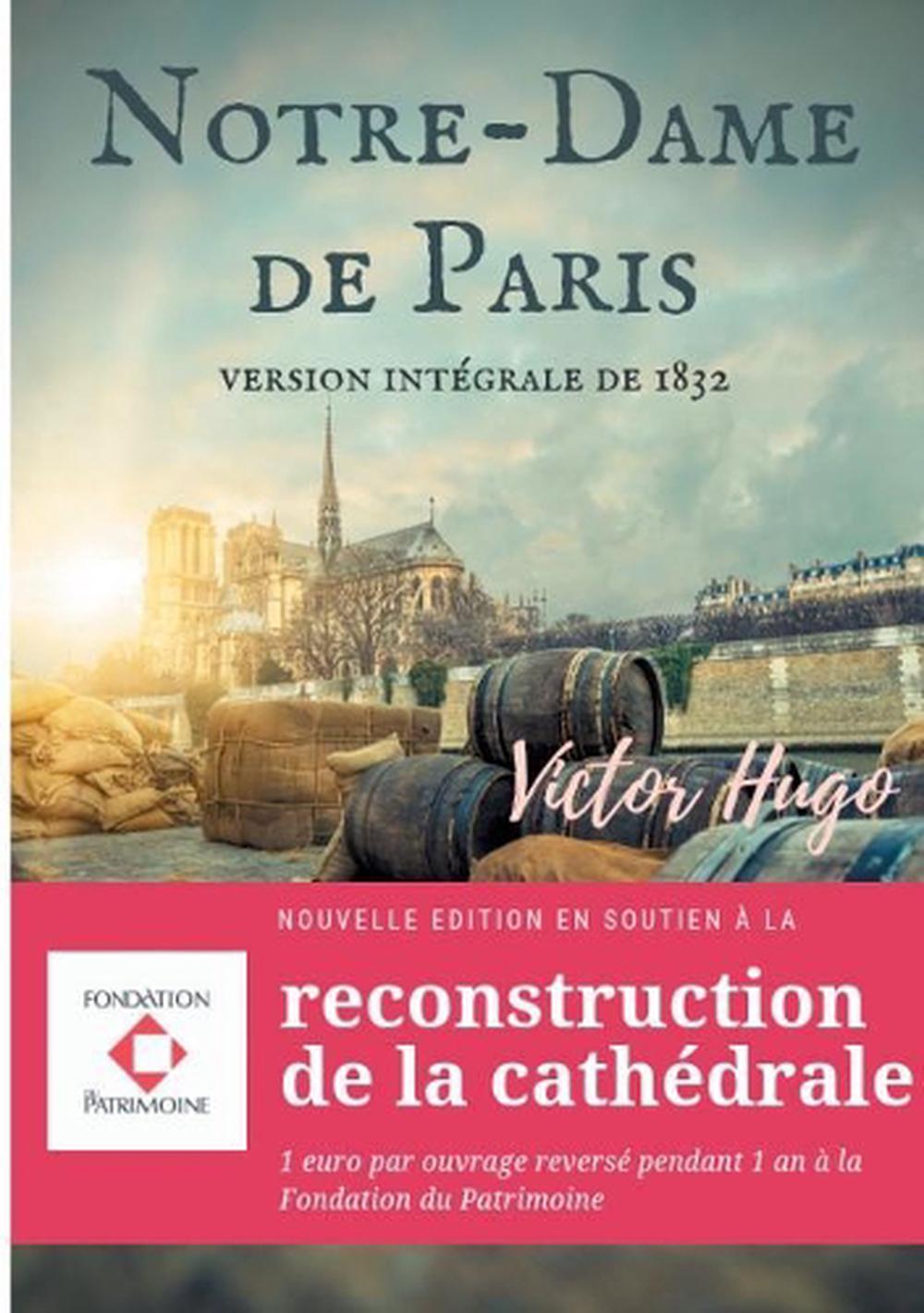 Notre-dame De Paris by Victor Hugo (French) Paperback Book Free