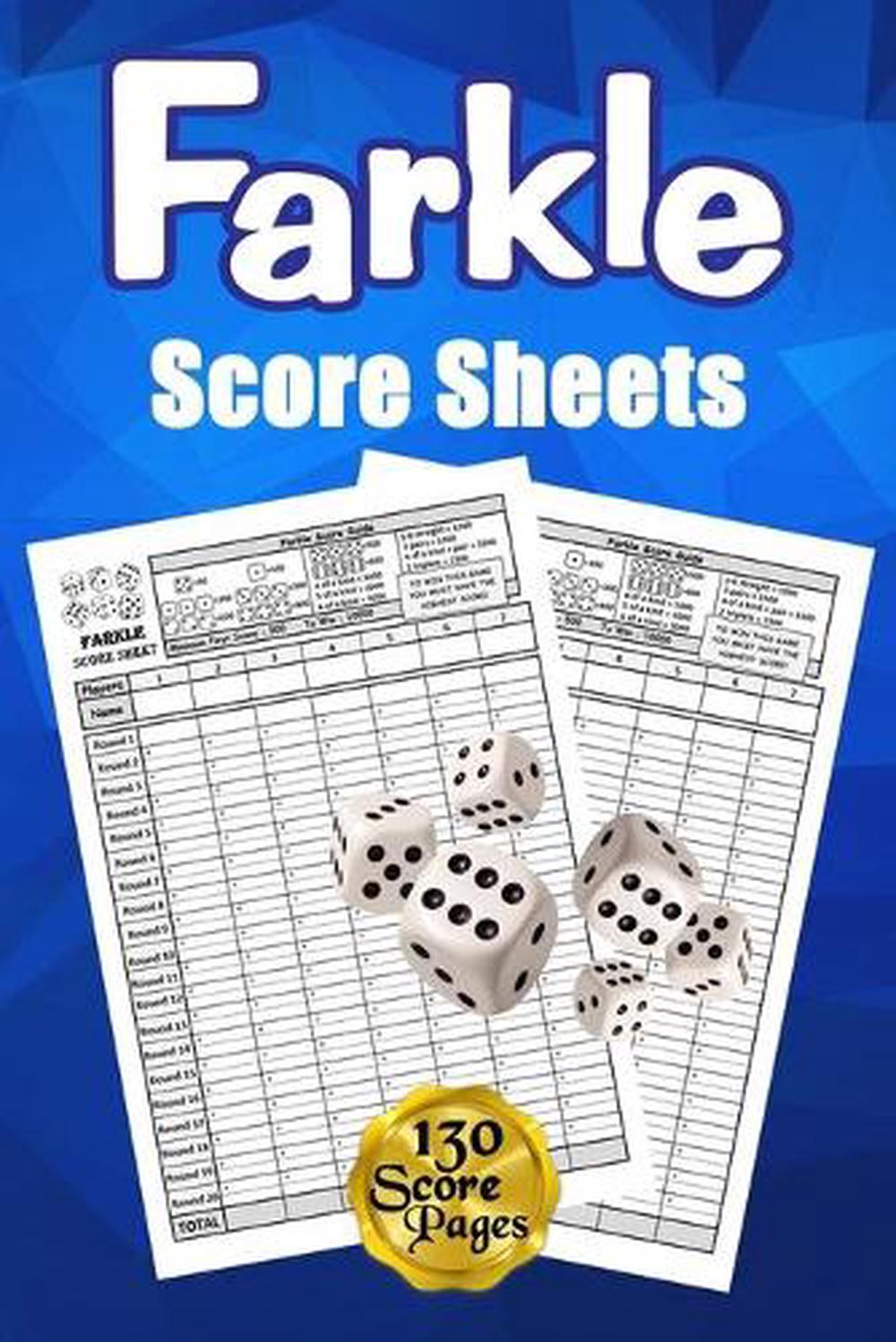 Farkle Score Sheets by Scorebooks Essentials (English) Paperback Book