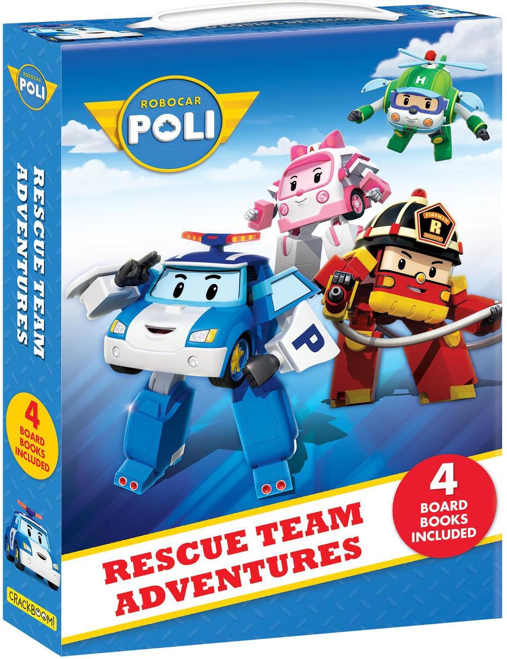 Robocar Poli: Rescue Team Adventures Box by Marine Guion (English) Hardcover Boo 9782898020636