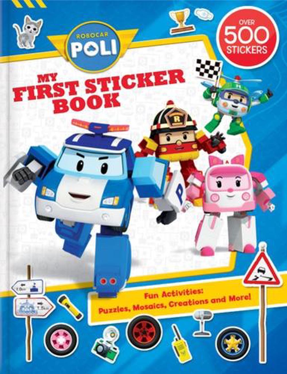  Robocar  Poli  My First Sticker Book by Anne Paradis 