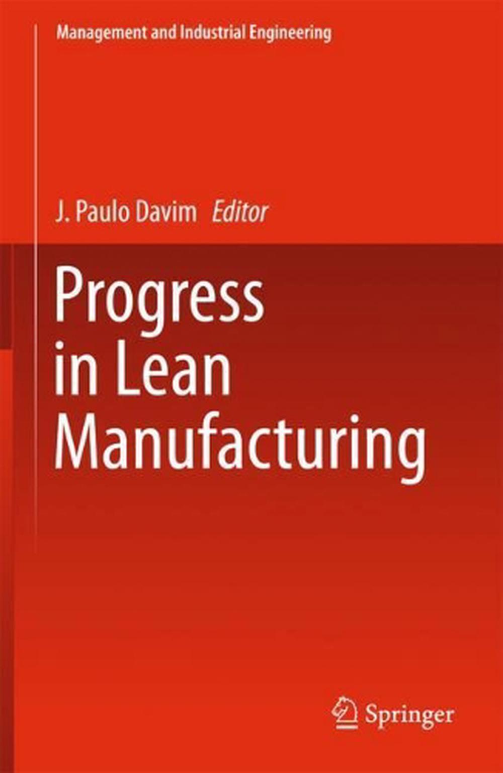 Progress in Lean Manufacturing Hardcover Book Free Shipping ...