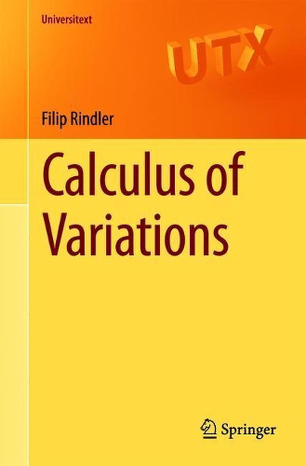 Calculus of Variations by Filip Rindler (English) Paperback Book Free