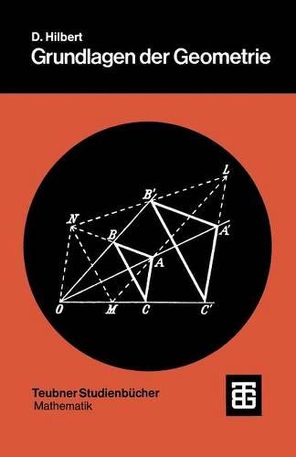 Grundlagen Der Geometrie by David Hilbert (German) Paperback Book Free