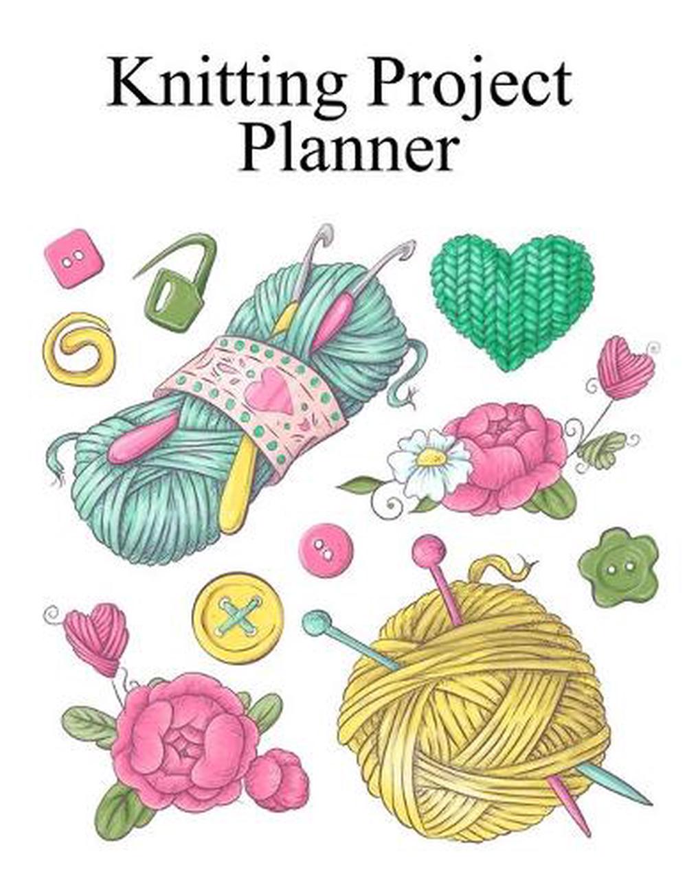 Knitting Project Planner Journal To Write In For Knitters & Knit Graph