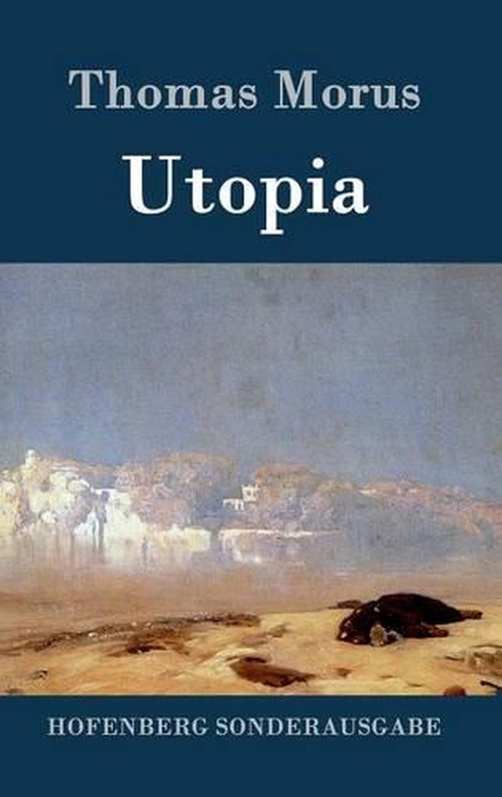 Utopia by Thomas Morus (German) Hardcover Book Free