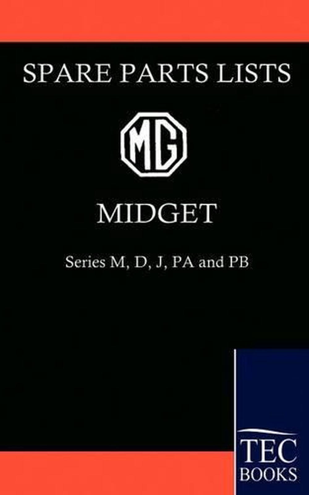 MG Midget Spare Parts Lists Type M, D, J, PA and PB (English