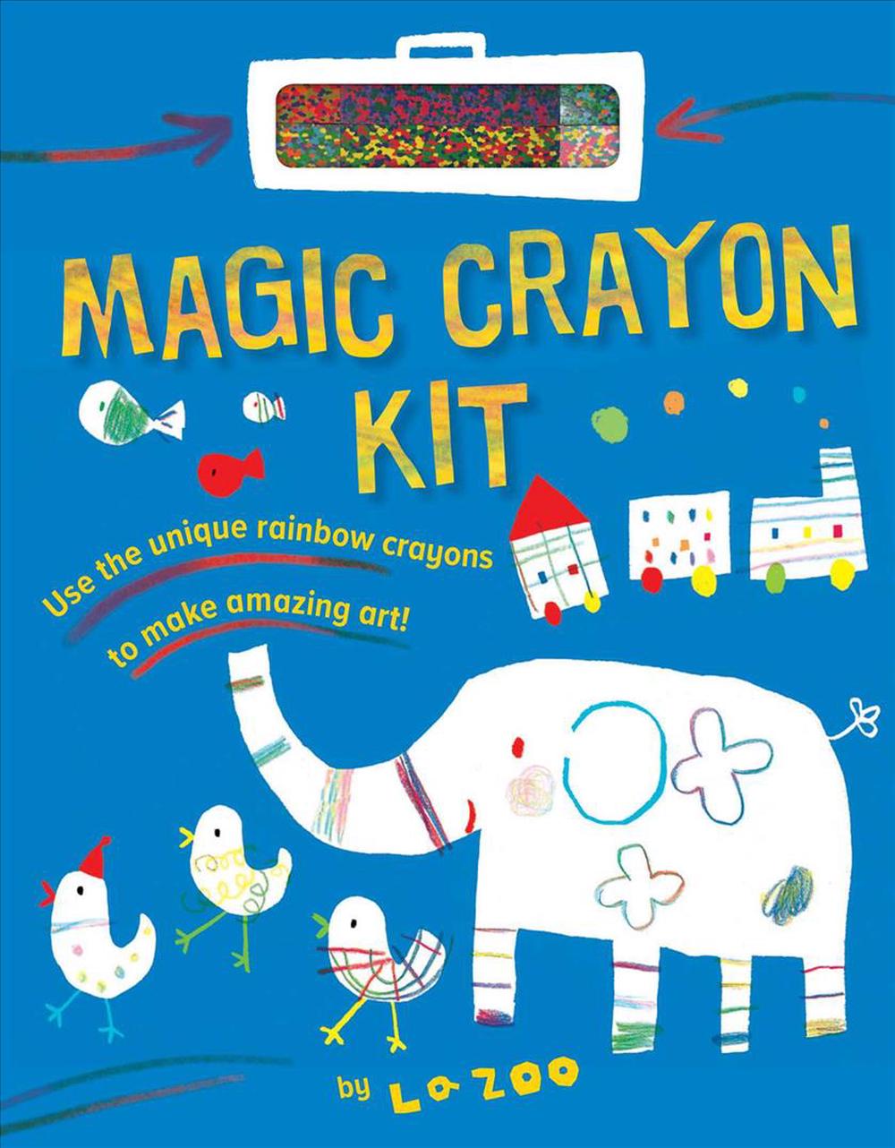 Magic Crayon Kit by La Zoo (English) Hardcover Book Free Shipping