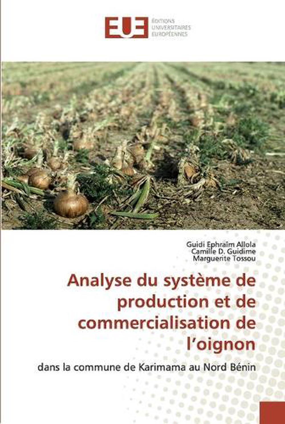 Analyse Du Systeme De Production Et De Commercialisation De L'oignon by