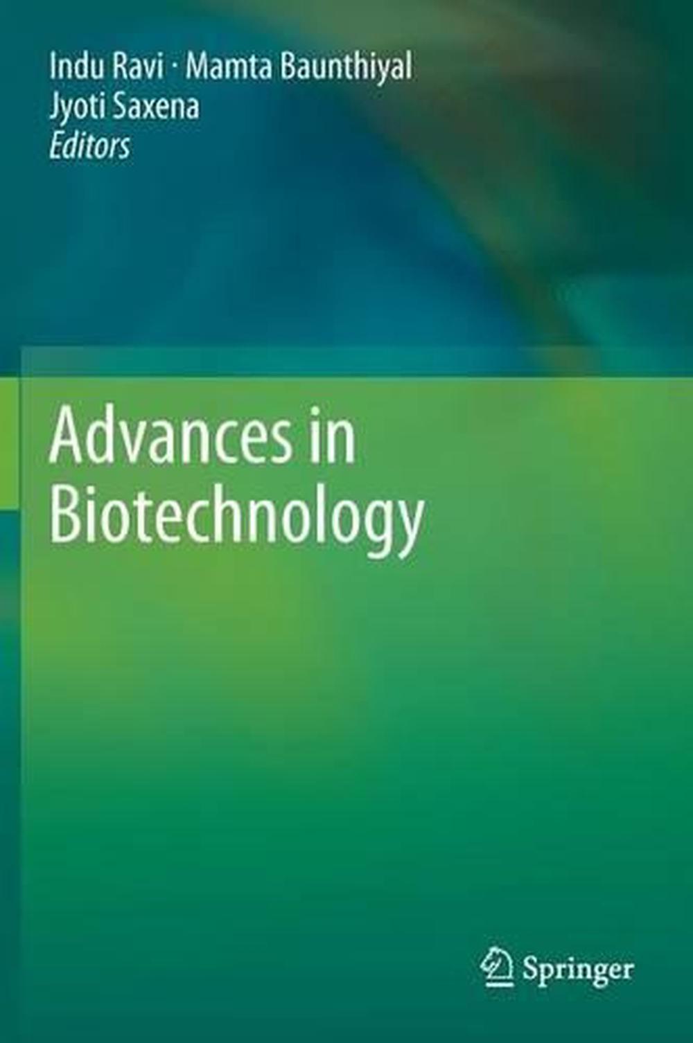 Advances in Biotechnology (English) Hardcover Book Free Shipping