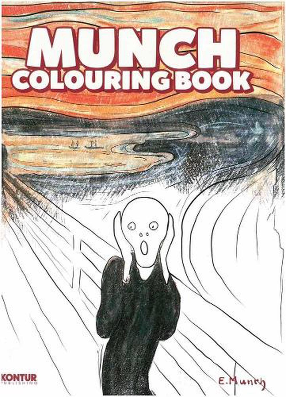 Munch Colouring Book by Martin Berdahl Aamundsen & Niklas Brox (English ...