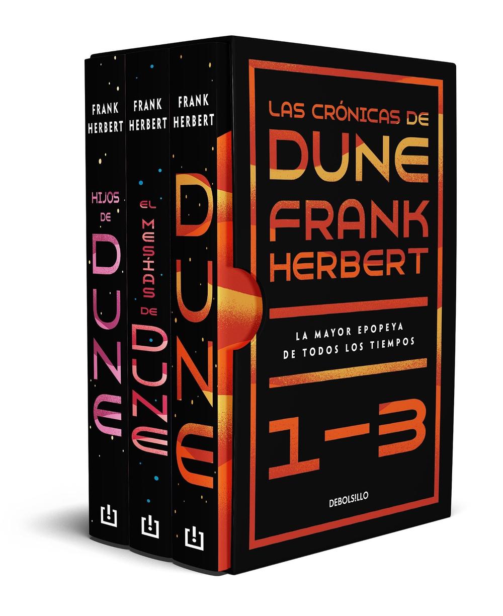 Estuche Las crnicas de Dune: Dune, El mesas de Dune e Hijos de dune / Frank Herb