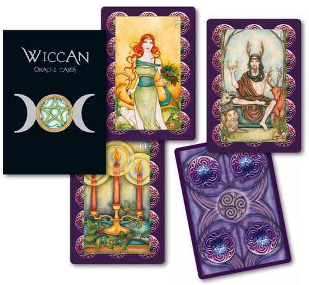 Wiccan Oracle Cards By Nada Mesar English Hardcover Book Free