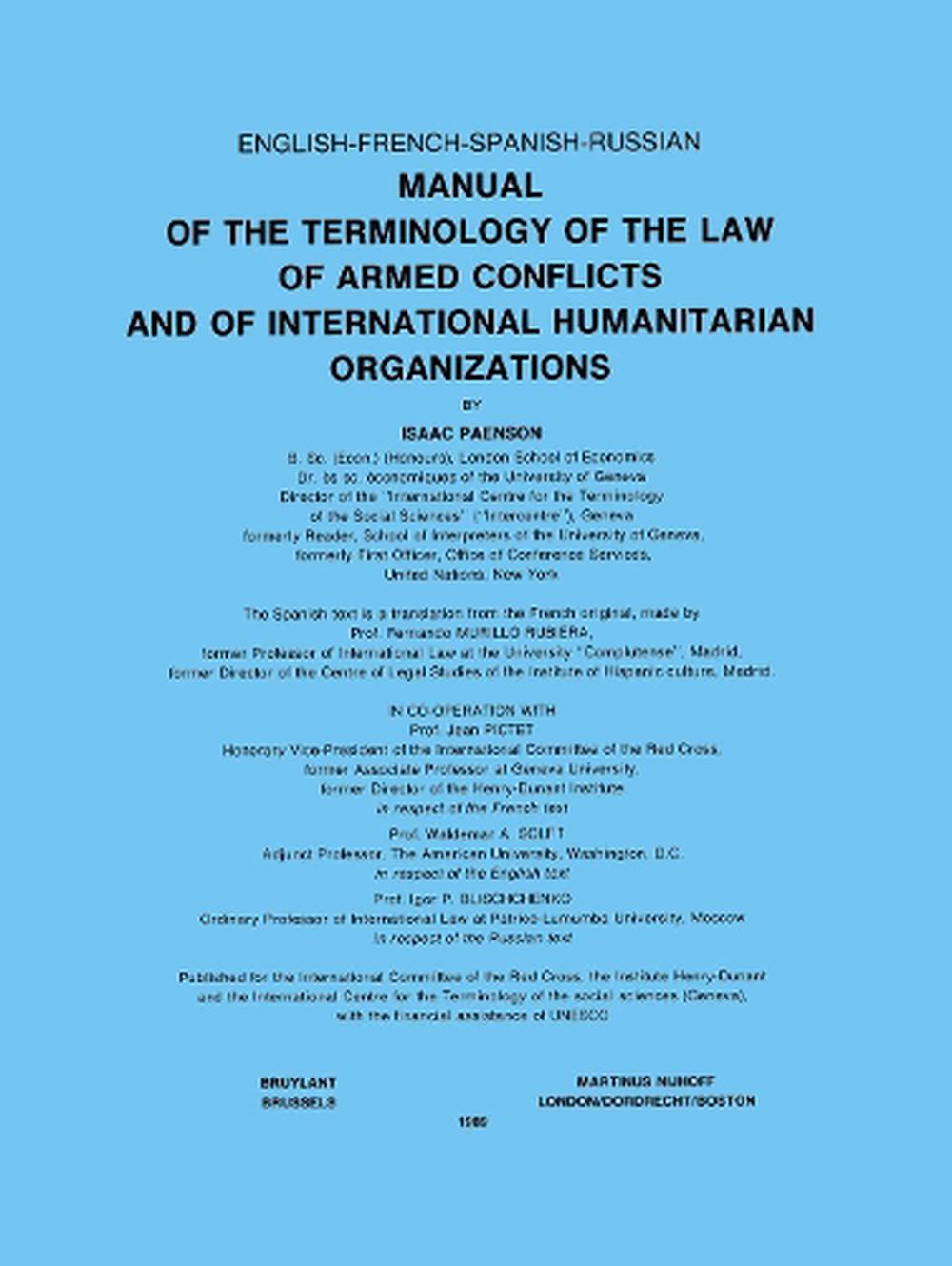 types of armed conflict in international humanitarian law
