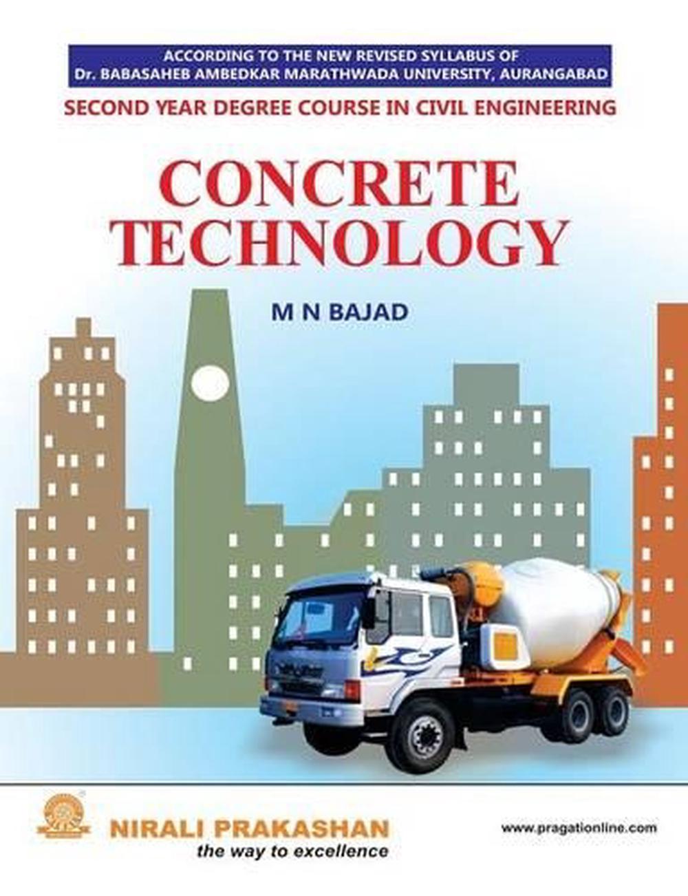 CONCRETE TECHNOLOGY by M.N. BAJAD (English) Paperback Book Free
