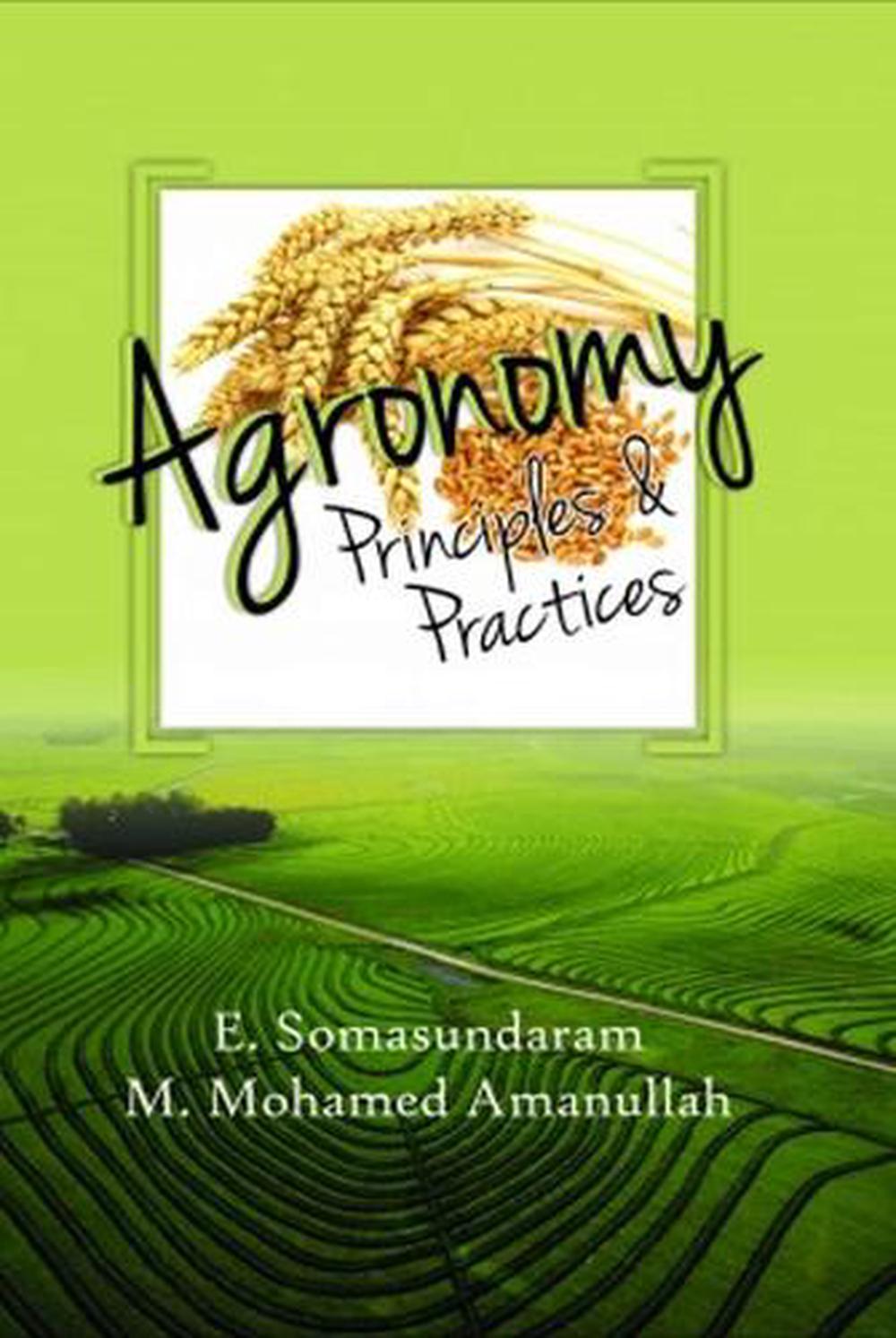 Agronomy by E. Somasundaram Hardcover Book Free Shipping! 9789385516740 ...