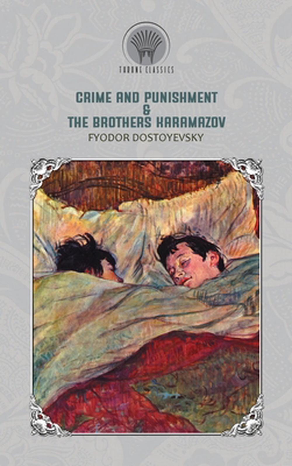 Crime and Punishment & the Brothers Karamazov by Fyodor Dostoyevsky Hardcover Bo 9789390026197