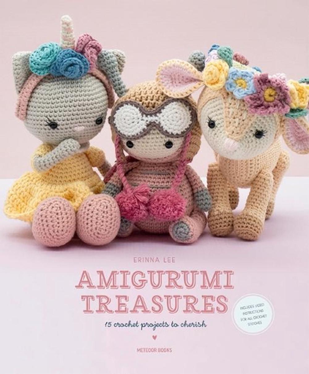 Amigurumi Treasures by Erinna Lee Paperback Book Free Shipping