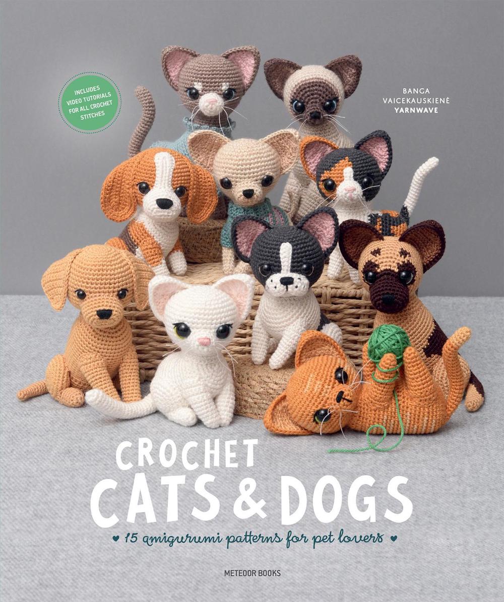 Katzen & Hunde gehäkeln: 15 Amigurumi-Anleitungen für Tierliebhaber von Banga Vaicekauskien - Bild 1 von 1