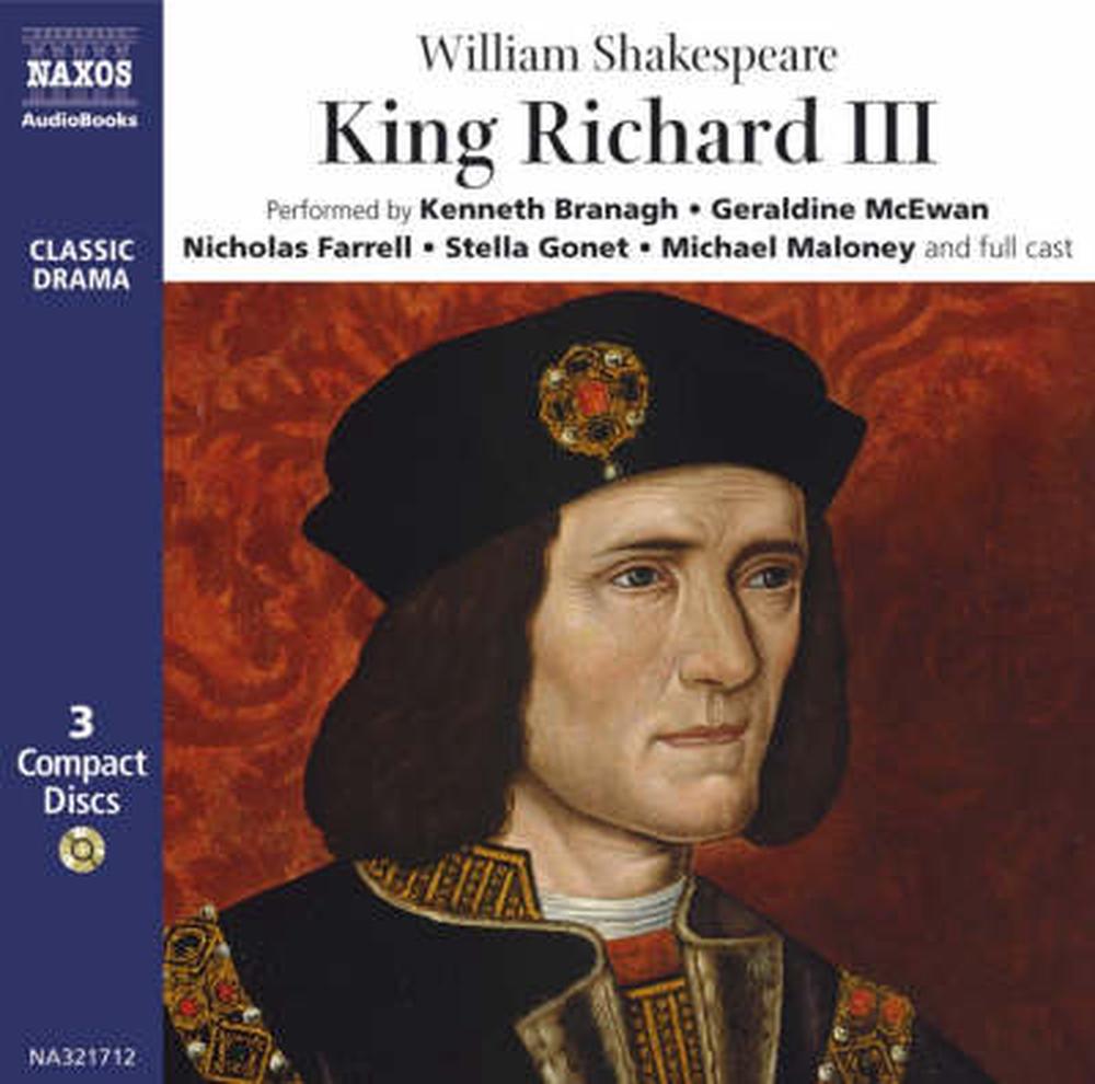 Details About King Richard Iii By William Shakespeare English Cd Jewel Case Book Free Shippi - 