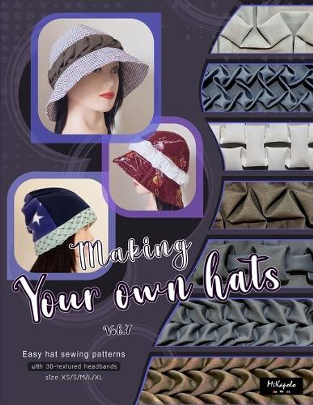 MAKING YOUR OWN hats vol.7: Easy bell-shaped hat and beanie sewing ...